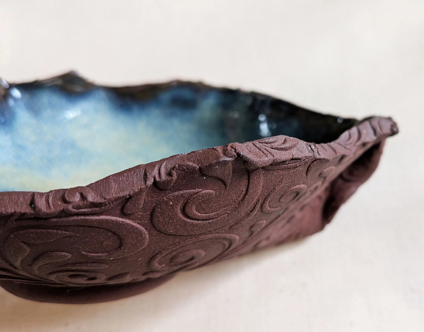 Porte-savon artisanal en céramique Mélisâne