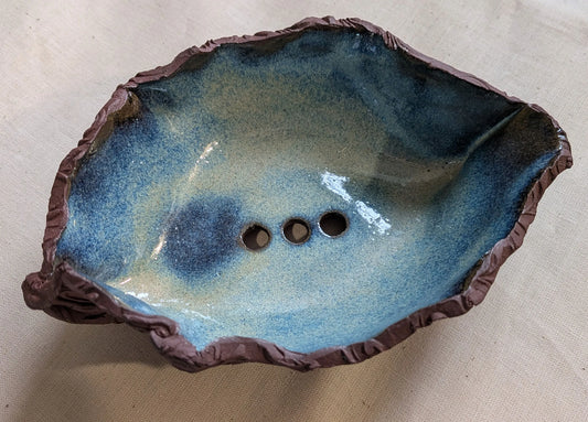 Porte-savon artisanal en céramique Mélisâne