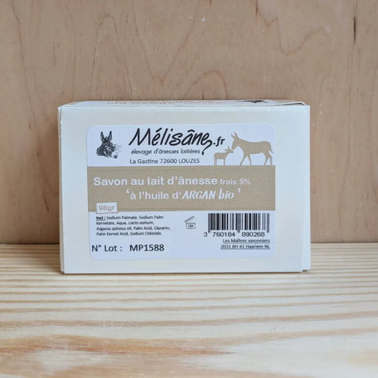 Savon au lait d'ânesse frais et huile d'argan