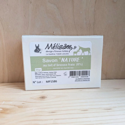 Savon artisanal au lait d'ânesse et karité