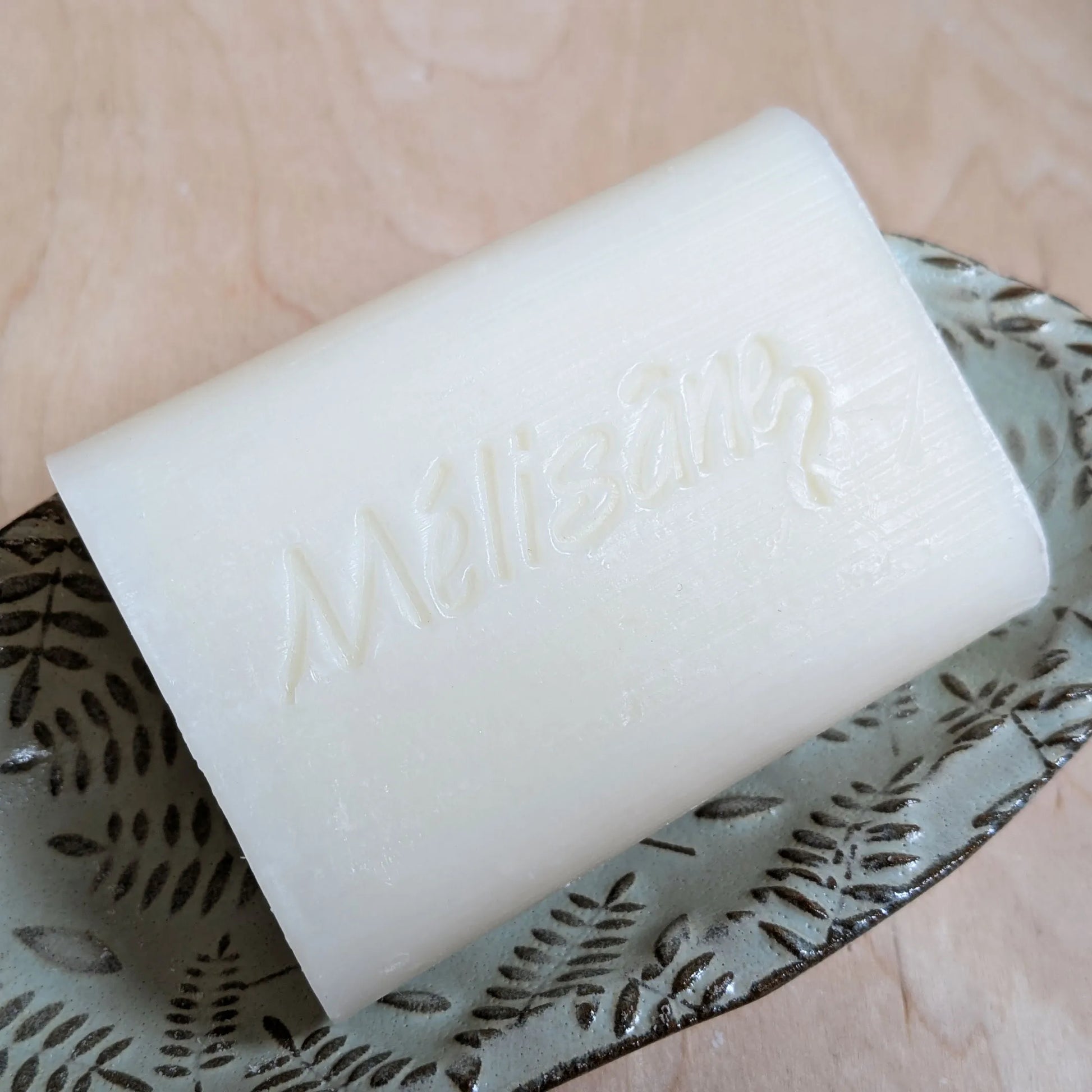 Détail du savon au lait d'ânesse et karité